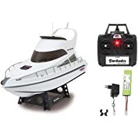 Jamara 040670 - Barbados RC-Yate 2-4GHz - Funcionamiento multijugador- 2 Motores- Fácil de controlar- Tapa con Cerradura…